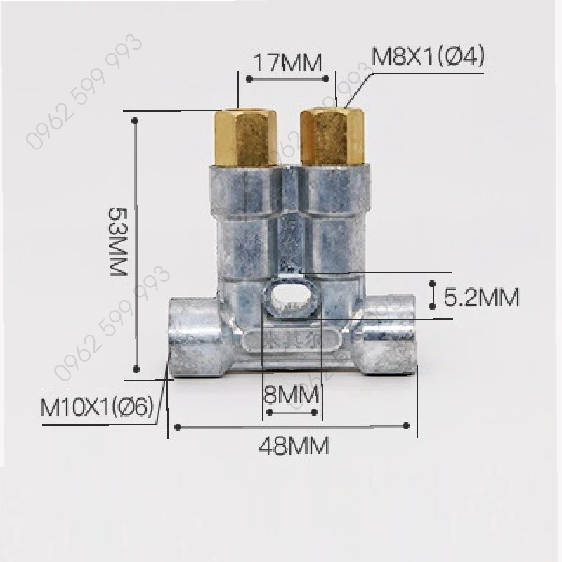 Bộ Chia Dầu Có 2 Đầu Ra RH-3200